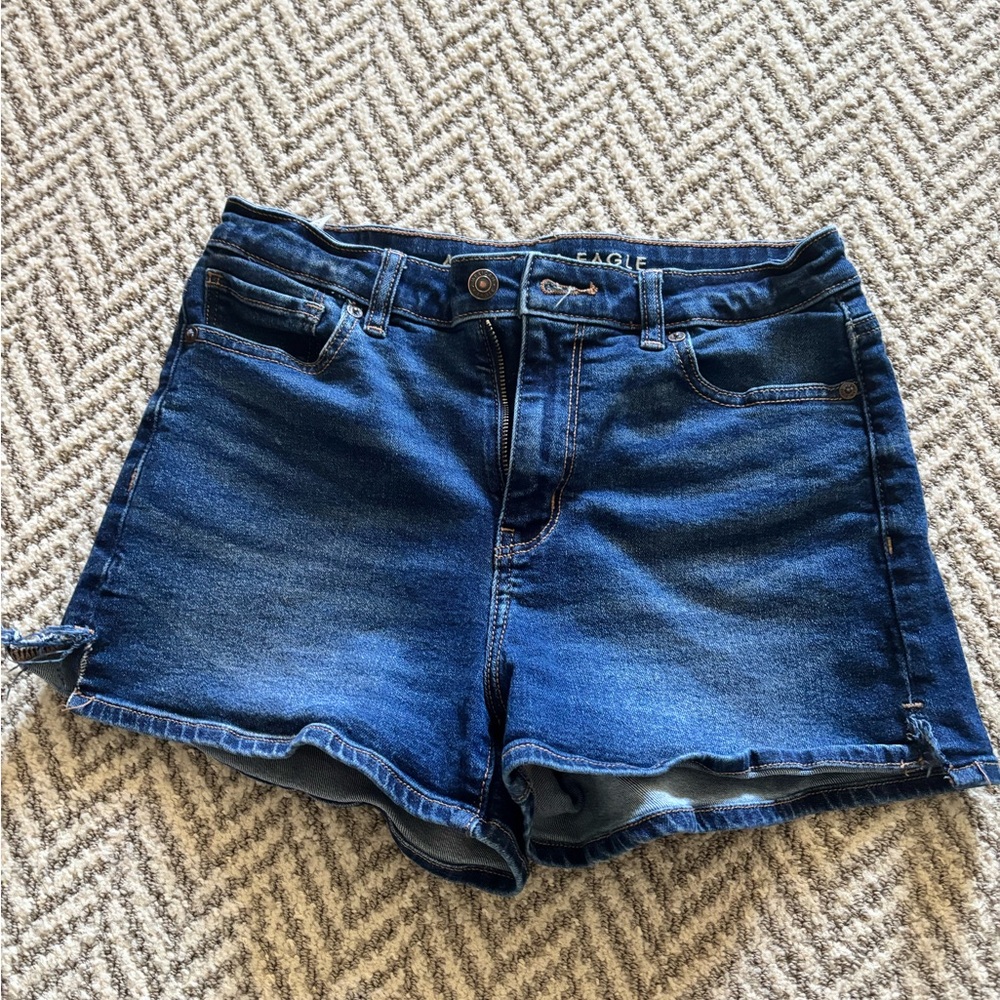 American Eagle Blue Jean Mom Shorts